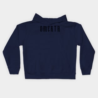 OMERTA: Dark Fortress of Silence Kids Hoodie